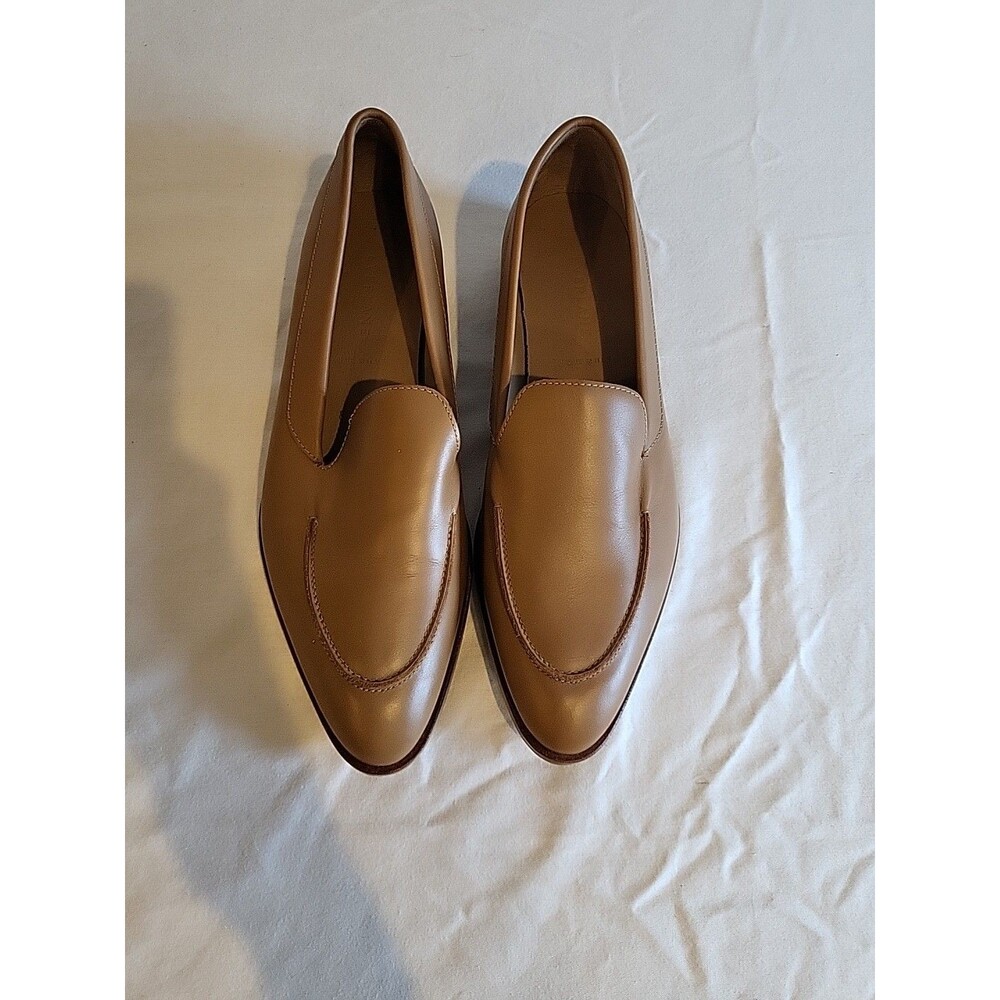 Everlane The Modern Italian Leather Loafer Women's Sz 10.5  Camel Casual Career
